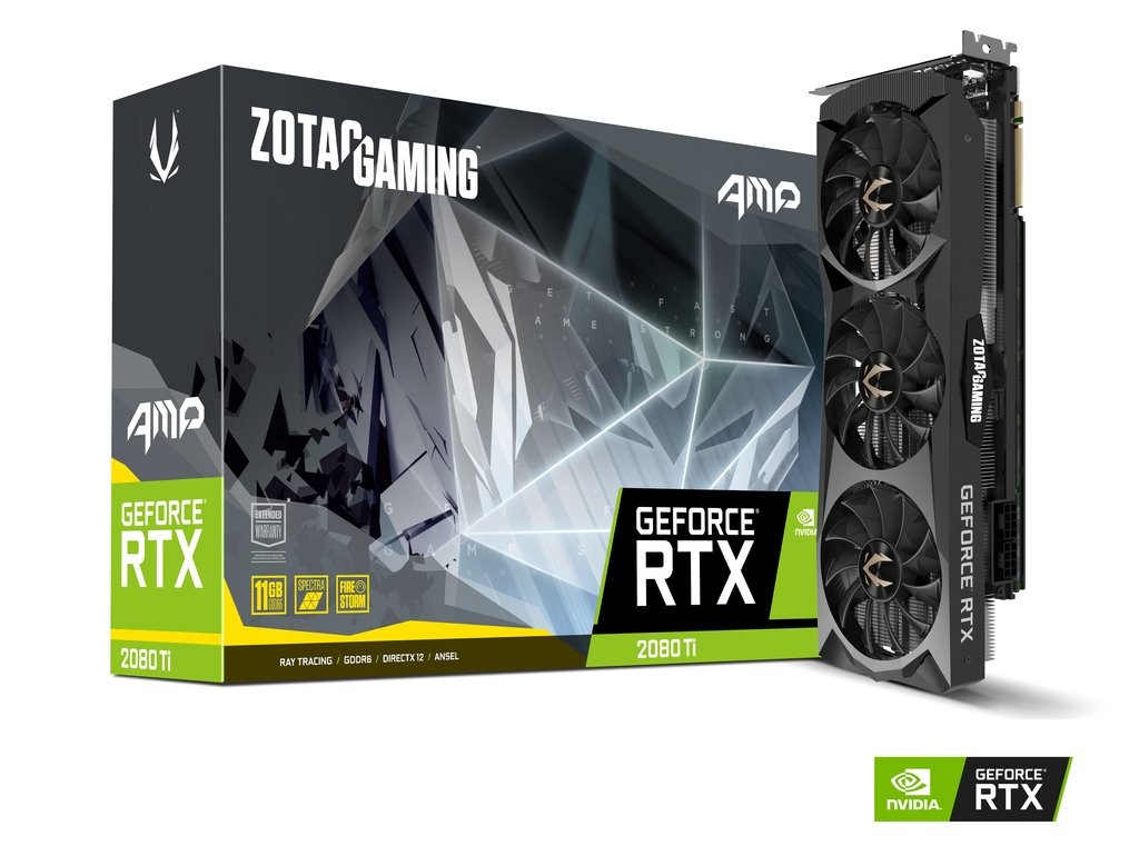 ZOTAC GeForce RTX 2080 TI AMP Grafikkarte