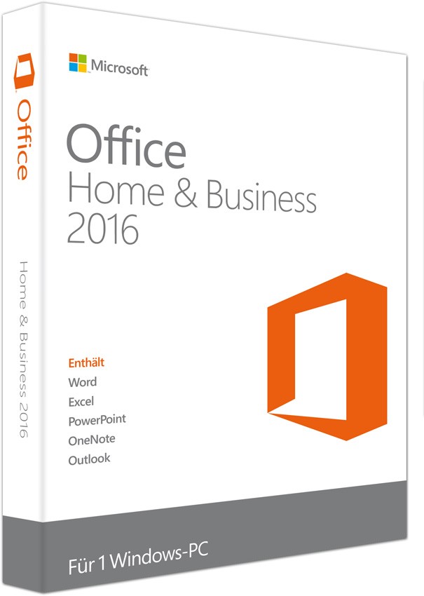 Microsoft Office 2016 Home and Business DE