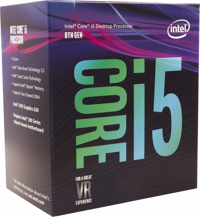 CPU Intel Core i5 8600 3,1GHz