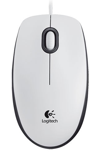Logitech M100 Optical Mouse, weiß